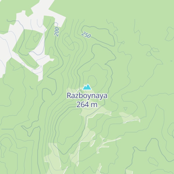 Map of Razboynaya