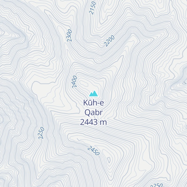 Map of Kūh-e Qabr