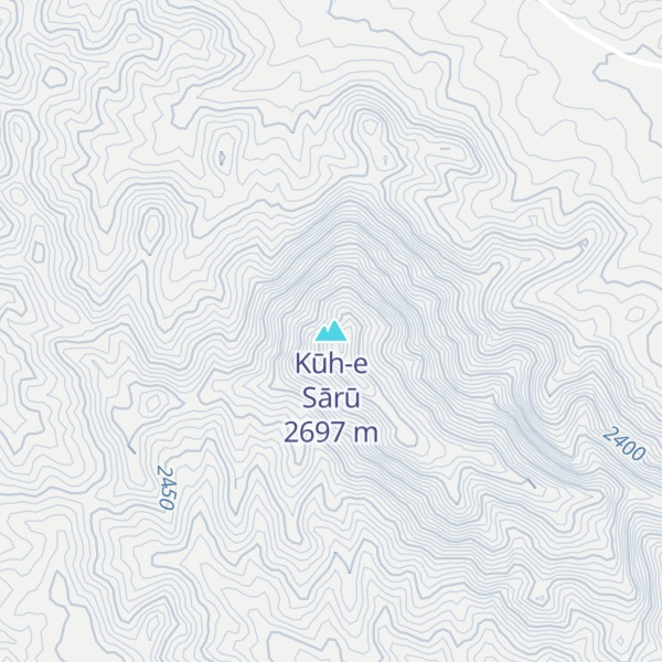 Map of Kūh-e Sārū