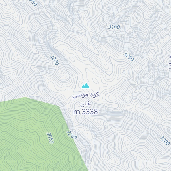 Map of کوه موسی خان