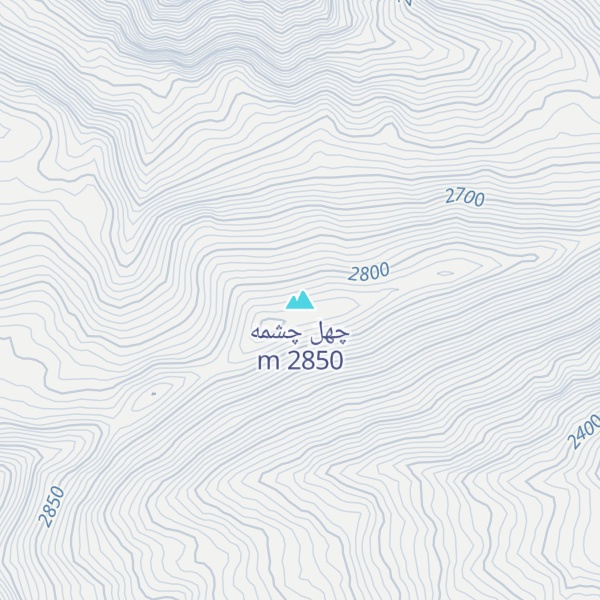 Map of چهل چشمه