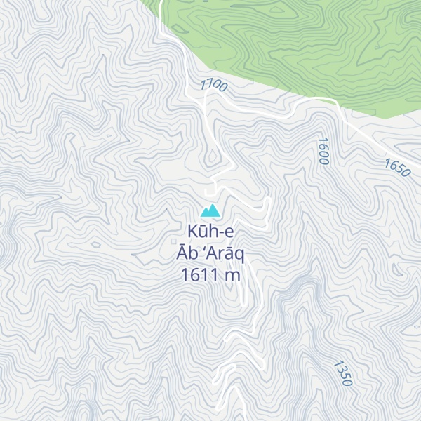 Map of Kūh-e Āb ‘Arāq