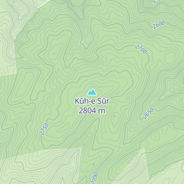 Map of Kūh-e Sūr