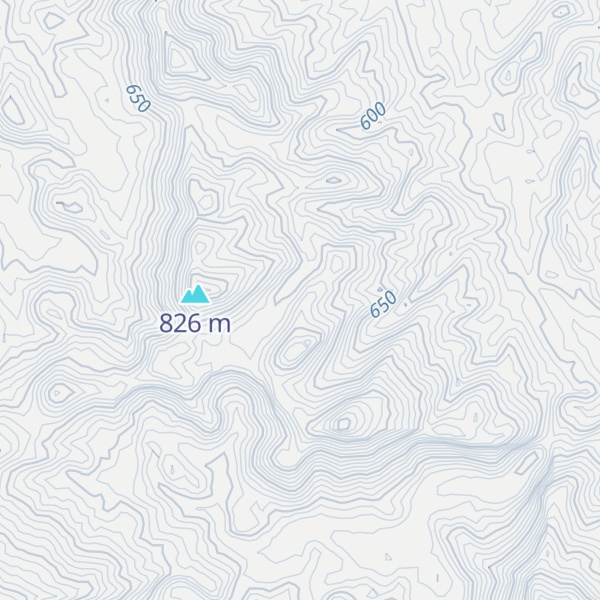 Map of Kūh-e Ḩamāmeh