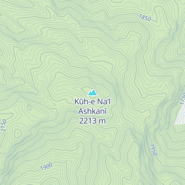 Map of Kūh-e Na‘l Ashkanī