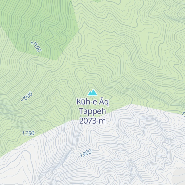 Map of Kūh-e Āq Tappeh
