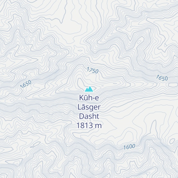Map of Kūh-e Lāsger Dasht