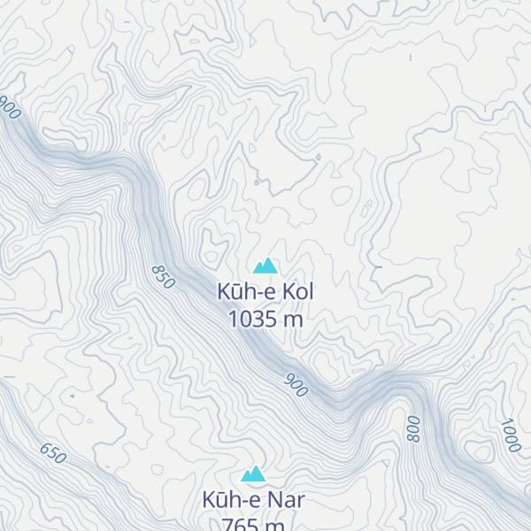 Map of Kūh-e Kol