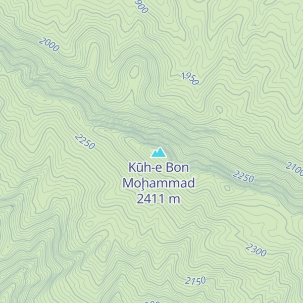 Map of Kūh-e Gar