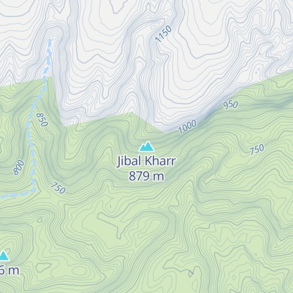 Map of Jibal Kharr