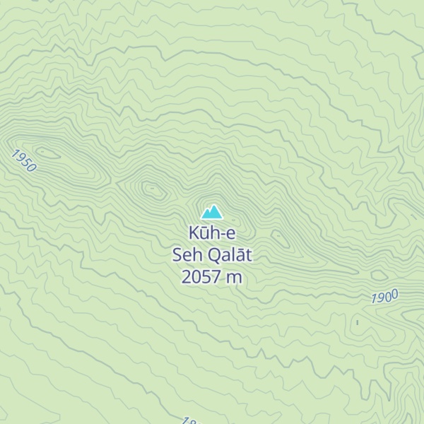 Map of Kūh-e Seh Qalāt