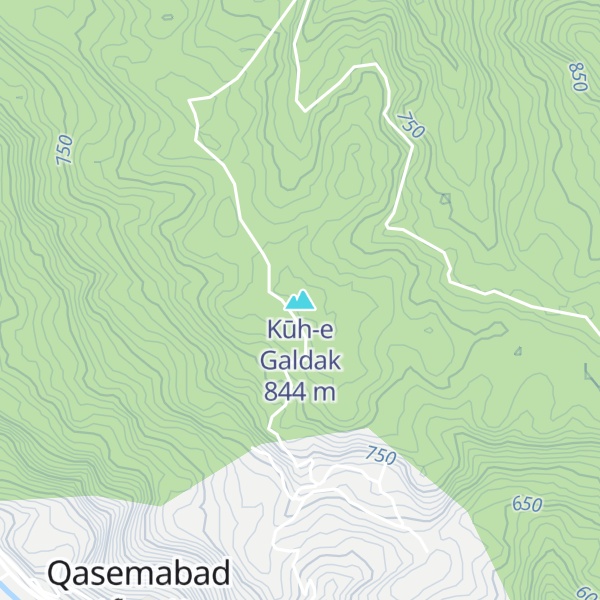 Map of Kūh-e Galdak