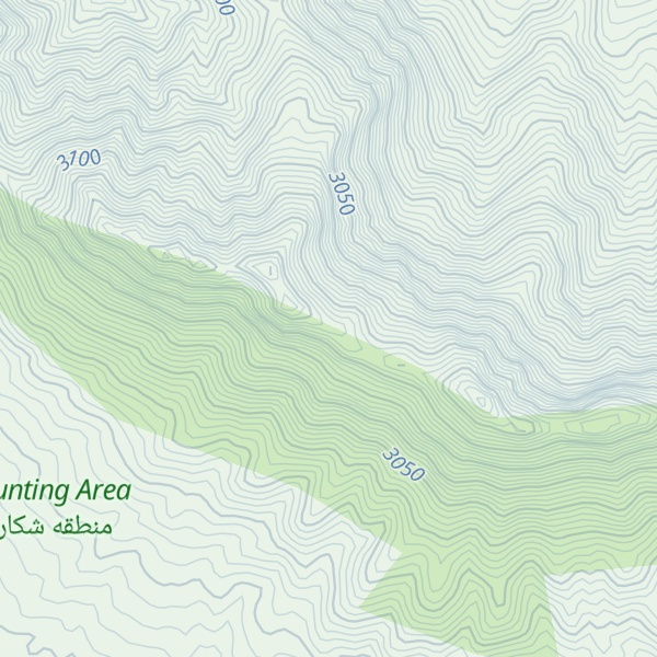 Map of Kūh-e Bozorg