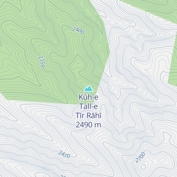 Map of Kūh-e Tall-e Tīr Rāhī