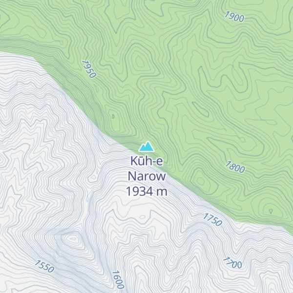 Map of Kūh-e Narow