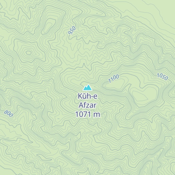 Map of Kūh-e Afzar