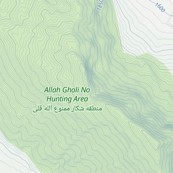 Map of Kūh-e Gadā’ūn