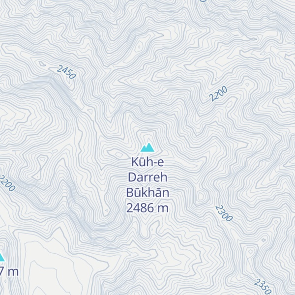 Map of Kūh-e Darreh Būkhān