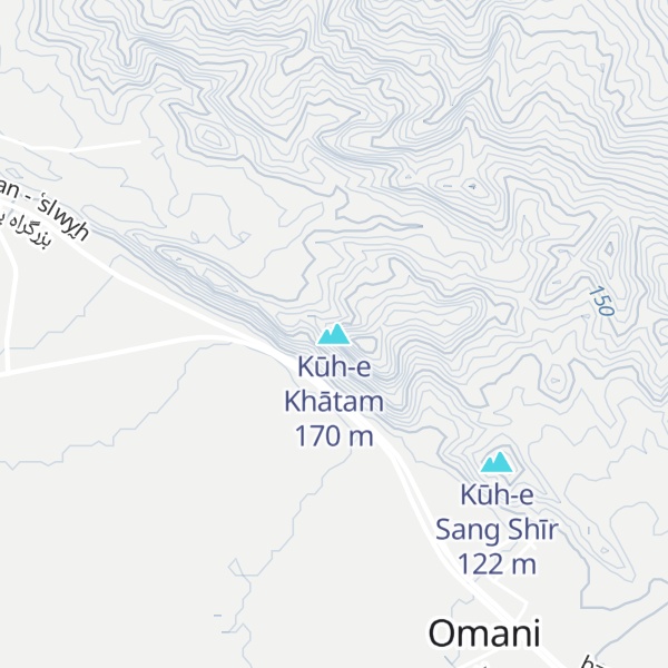 Map of Kūh-e Khātam