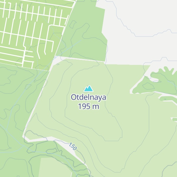 Map of Otdelnaya