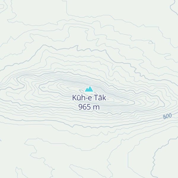 Map of Kūh-e Tāk