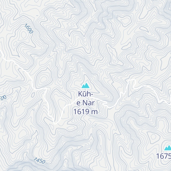 Map of Kūh-e Nar