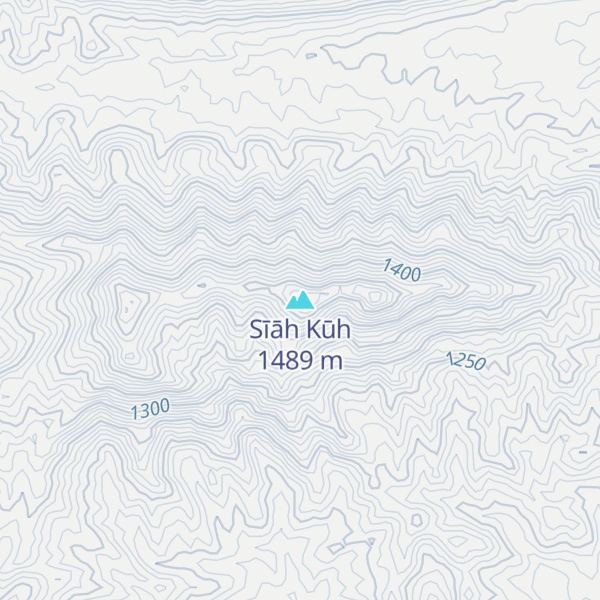 Map of Sīāh Kūh