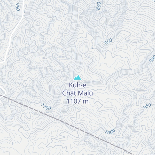Map of Kūh-e Chāt Malū