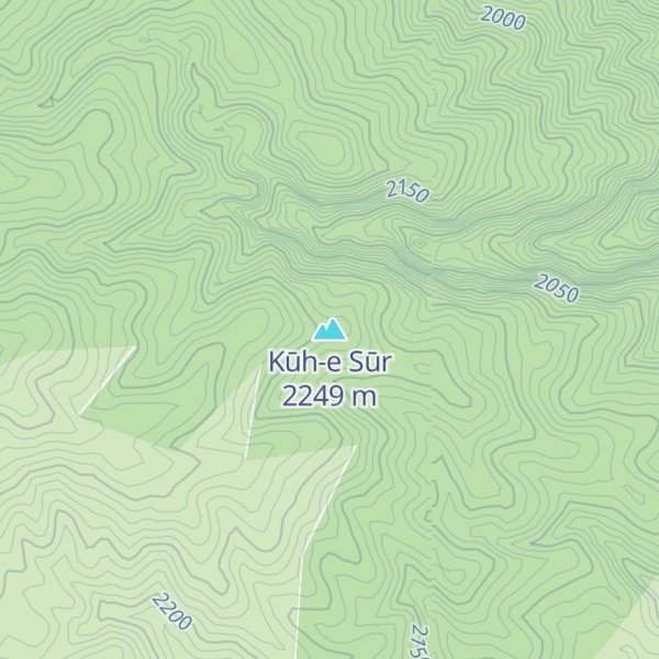 Map of Kūh-e Sūr