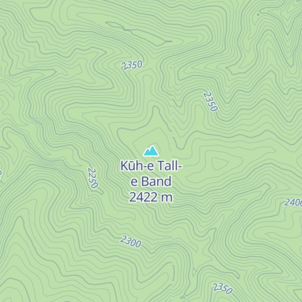 Map of Kūh-e Tall-e Band