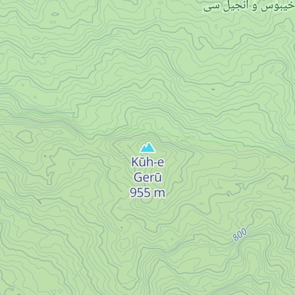 Map of Kūh-e Gerū
