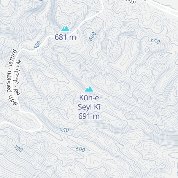 Map of Kūh-e Seyl Kī