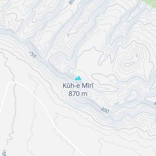 Map of Kūh-e Mīrī