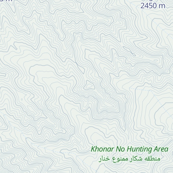 Map of Kūh-e Sorkhī
