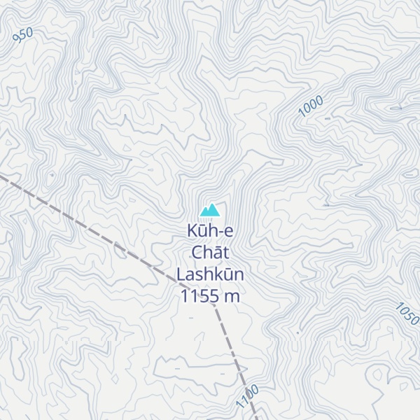 Map of Kūh-e Chāt Lashkūn