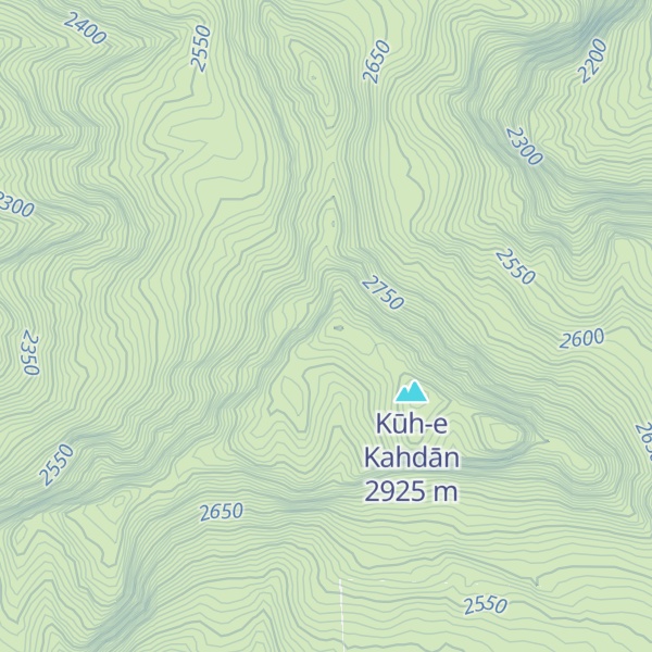 Map of Kūh-e Gashtāsb