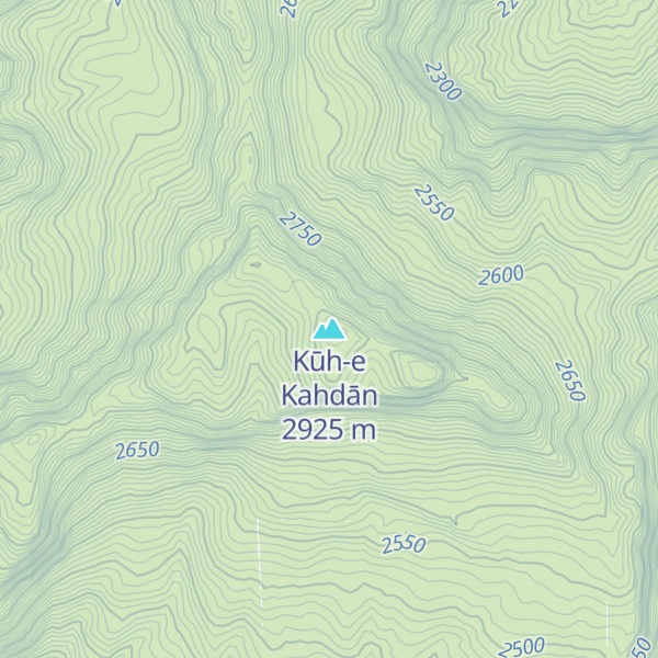 Map of Kūh-e Kahdān