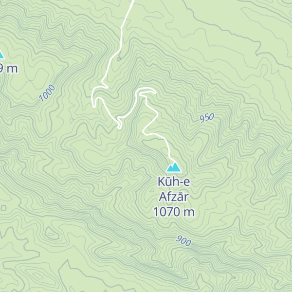 Map of Kūh-e Khowsh Āb