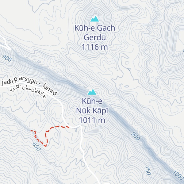 Map of Kūh-e Nūk Kāpī