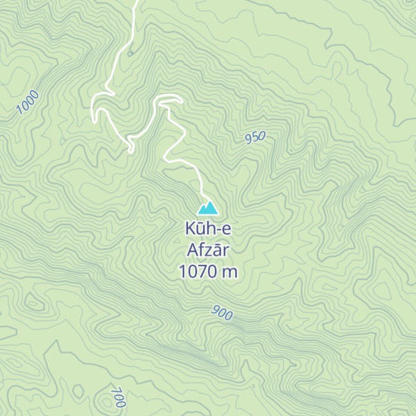 Map of Kūh-e Afzār