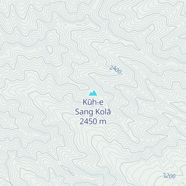 Map of Kūh-e Sang Kolā