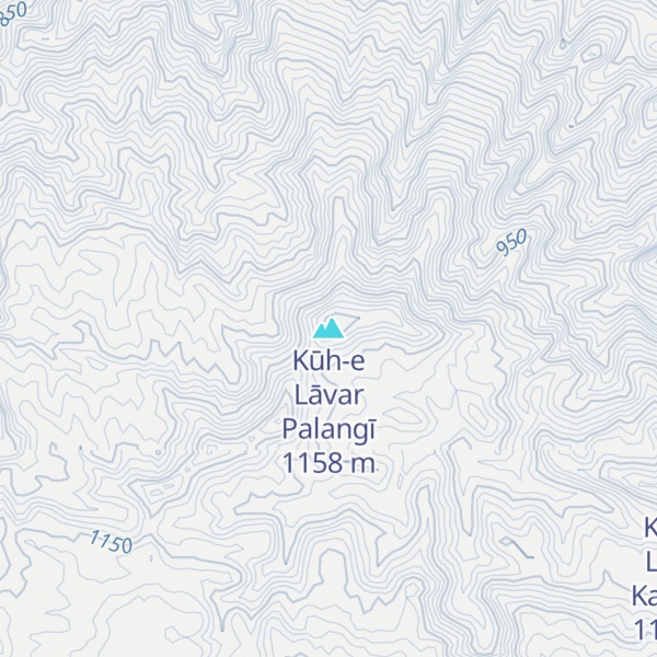 Map of Kūh-e Lāvar Palangī