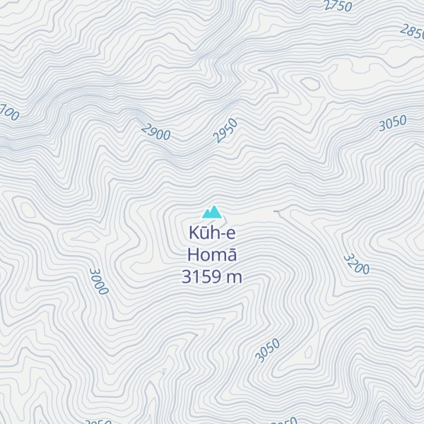 Map of Kūh-e Homā