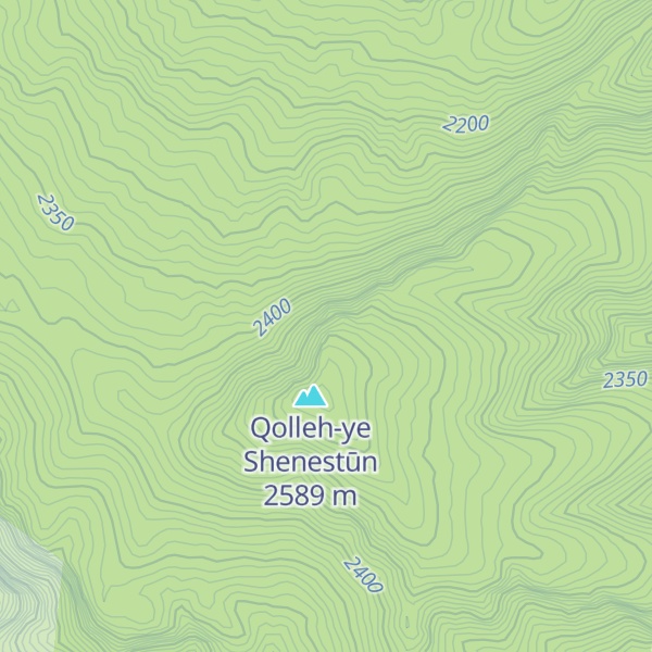 Map of Kūh-e Raḩmat