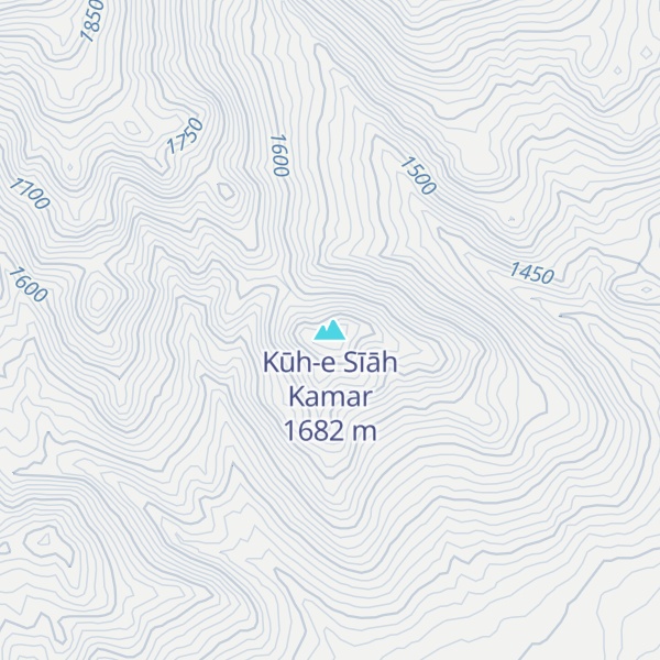 Map of Kūh-e Sīāh Kamar