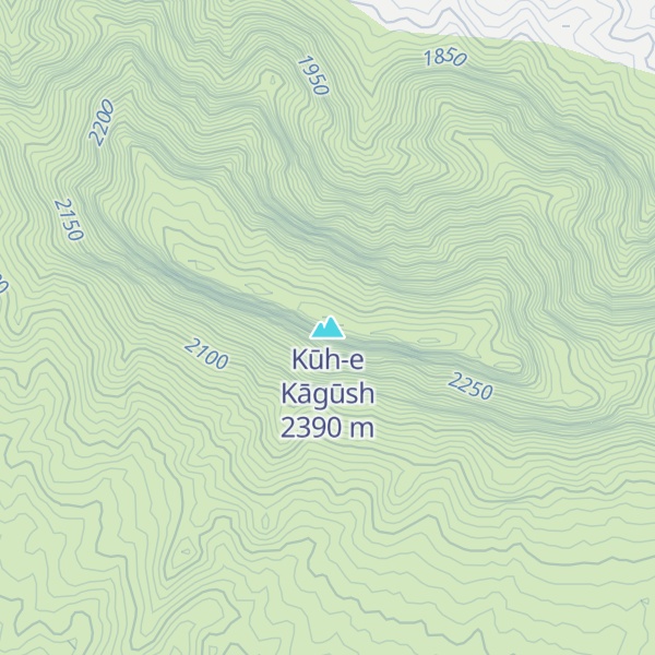 Map of Kūh-e Kāgūsh
