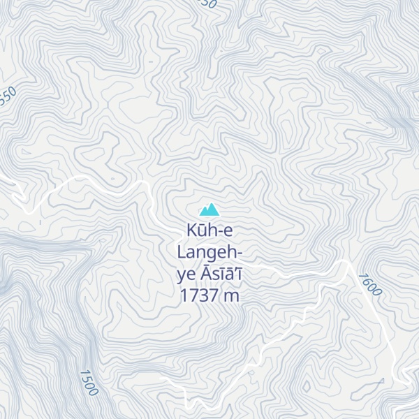 Map of Kūh-e Langeh-ye Āsīā’ī