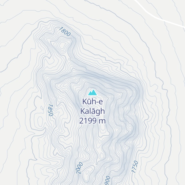Map of Kūh-e Kalāgh