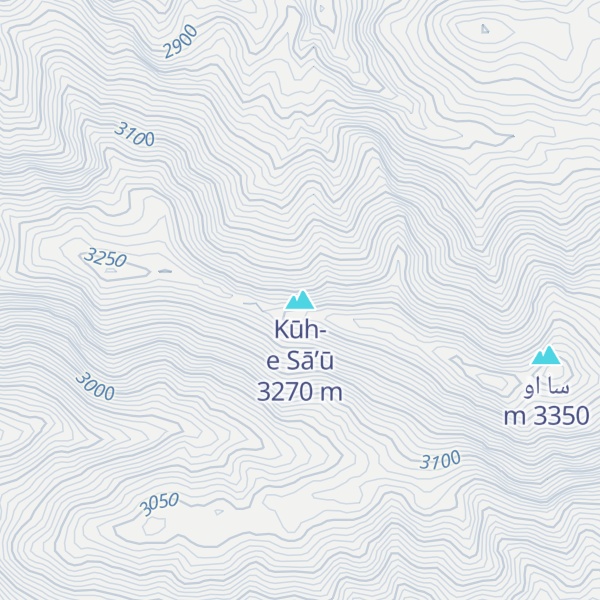 Map of Kūh-e Sā’ū