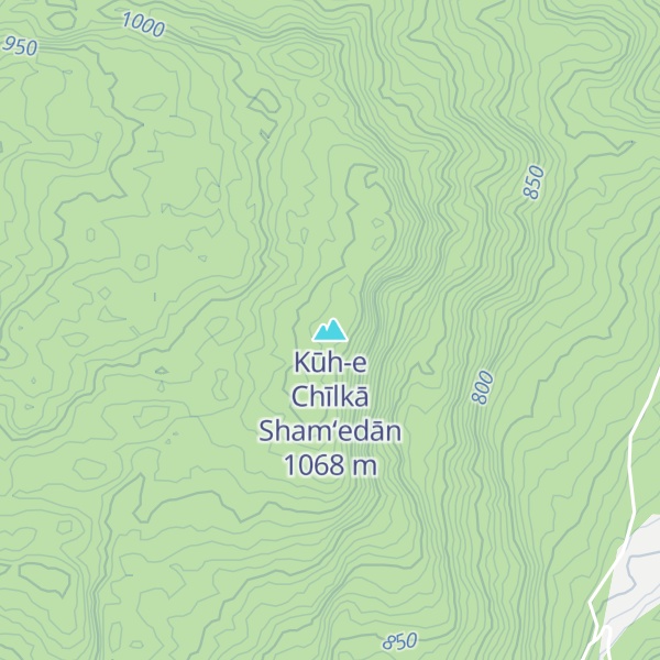 Map of Kūh-e Chīlkā Sham‘edān